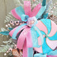 Pastel Sweets Lollipop Christmas Wreath