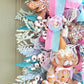 Pastel Sweets Lollipop Christmas Wreath