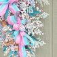 Pastel Sweets Lollipop Christmas Wreath
