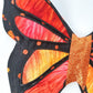 Black Orange Monarch 3D Wired Butterfly Wreath Attachment