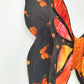Black Orange Monarch 3D Wired Butterfly Wreath Attachment