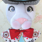 Wonderland White Rabbit Wreath Attachment