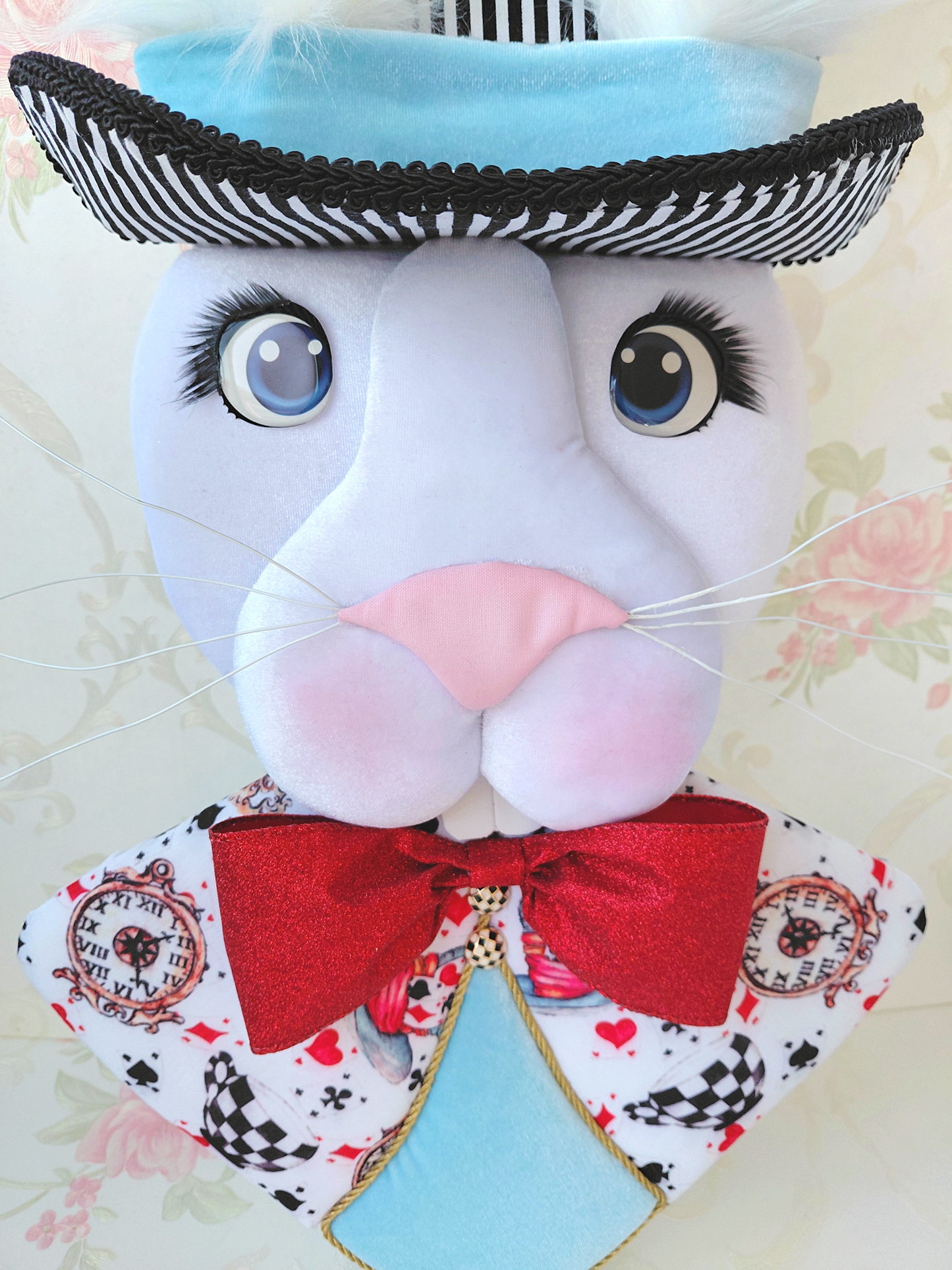 Wonderland White Rabbit Wreath Attachment