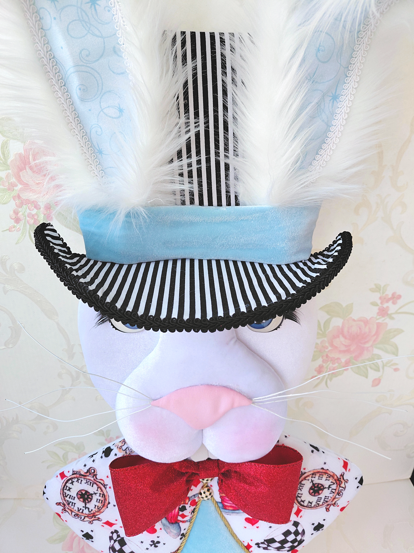 Wonderland White Rabbit Wreath Attachment