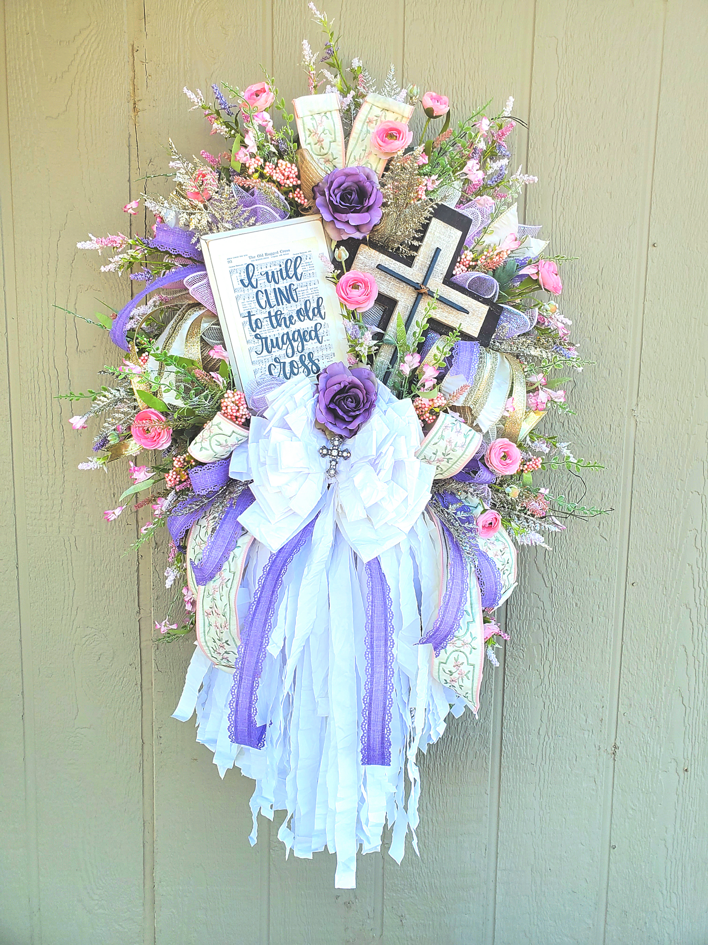 Old Rugged Cross Wreath