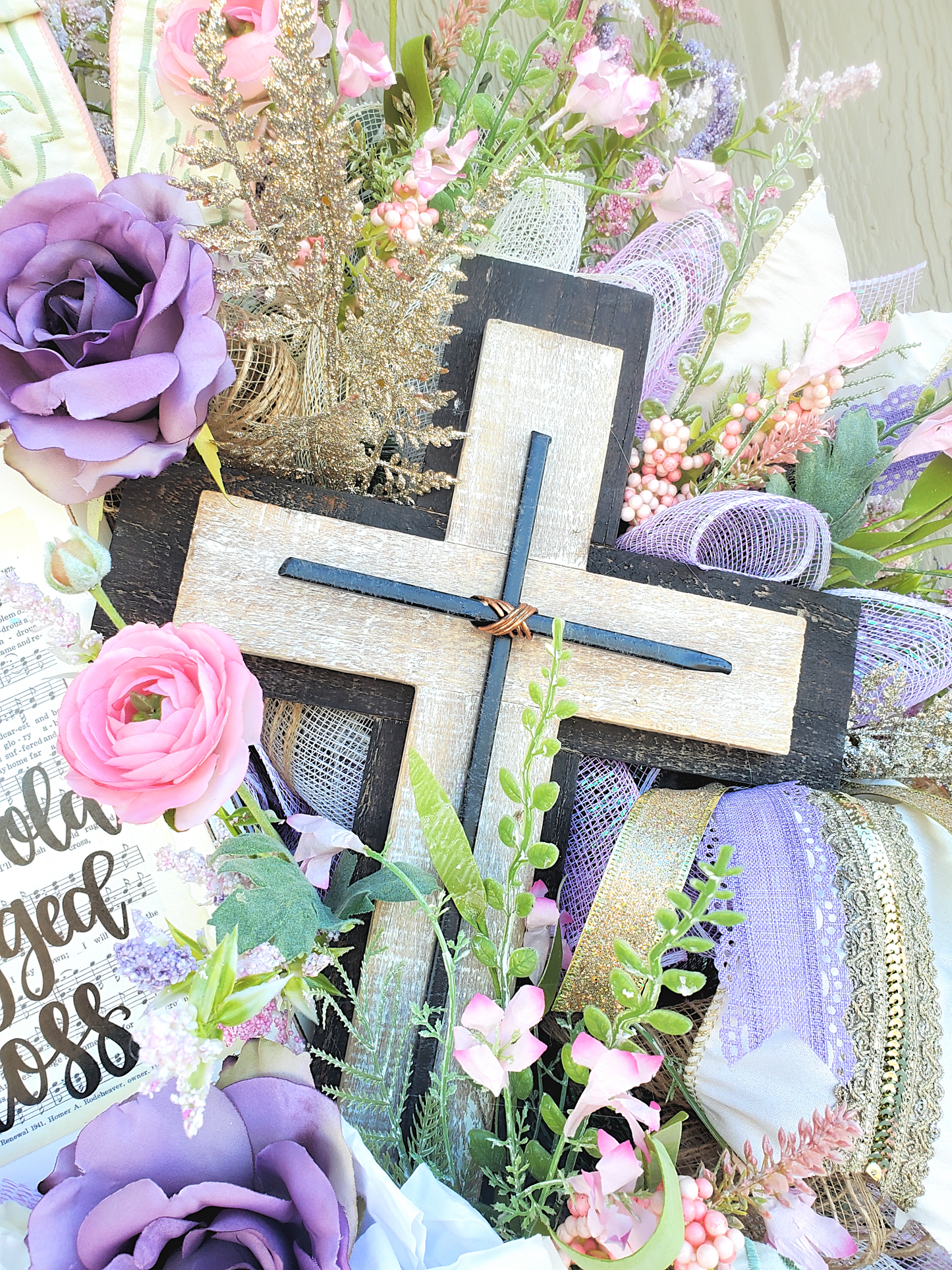 Old Rugged Cross Wreath