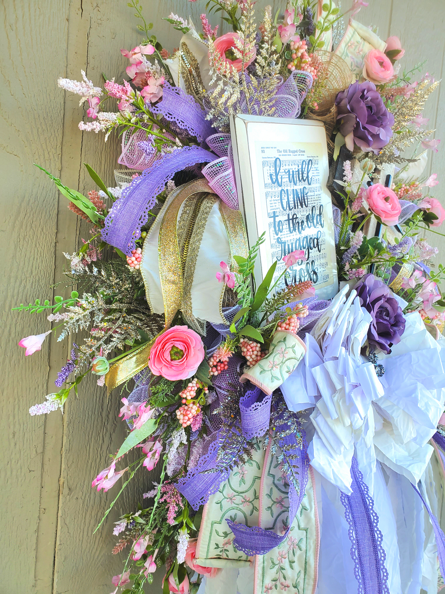 Old Rugged Cross Wreath