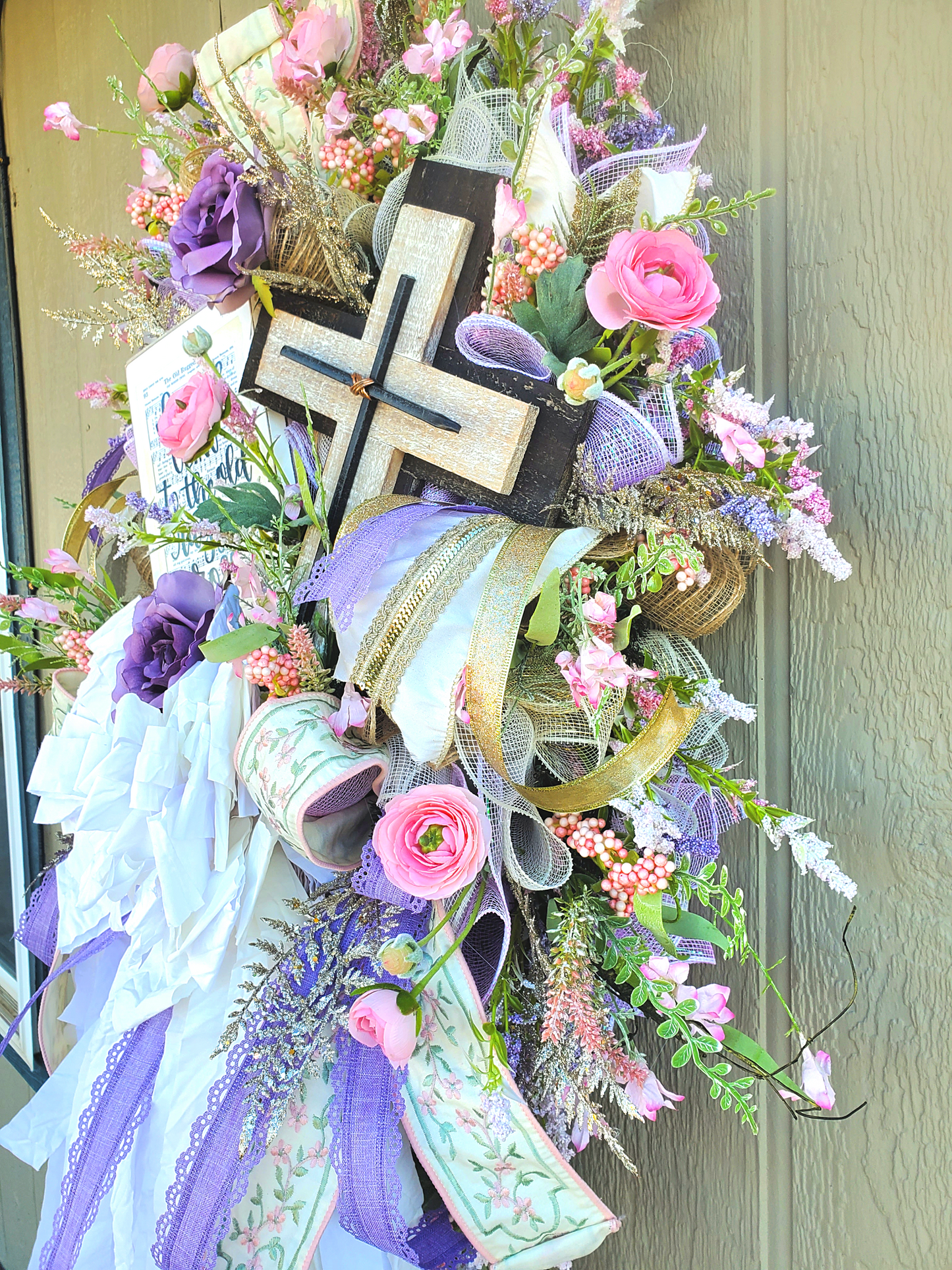 Old Rugged Cross Wreath