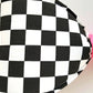 Pink Checkered Wired Fabric Bow