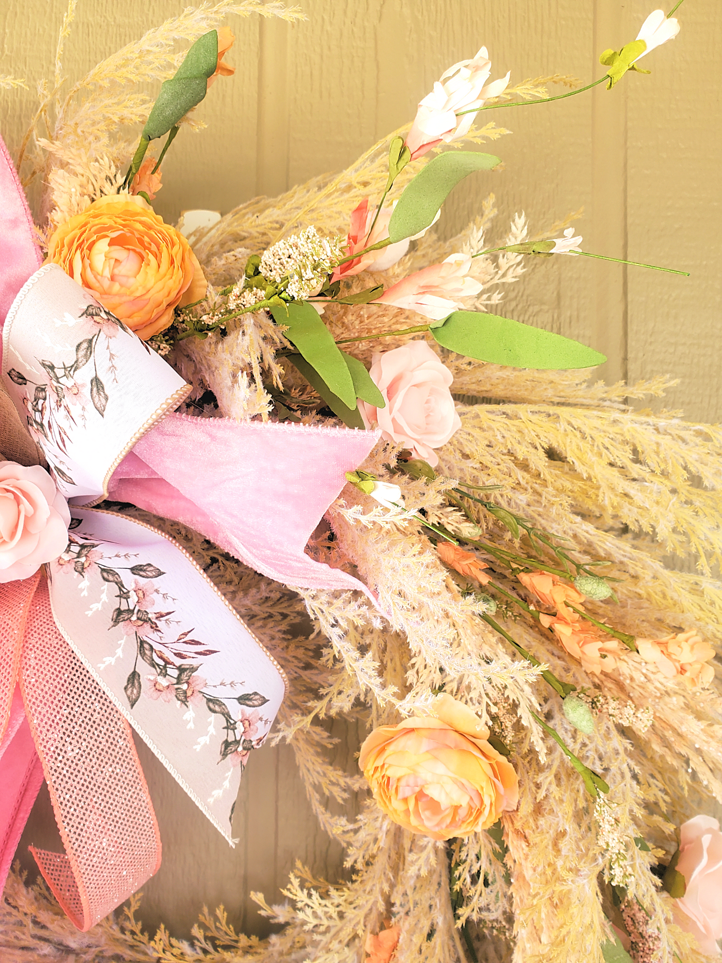 Pampas Grass Floral Wreath