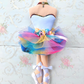 Pastel Spring Ballerina Wreath Attachment