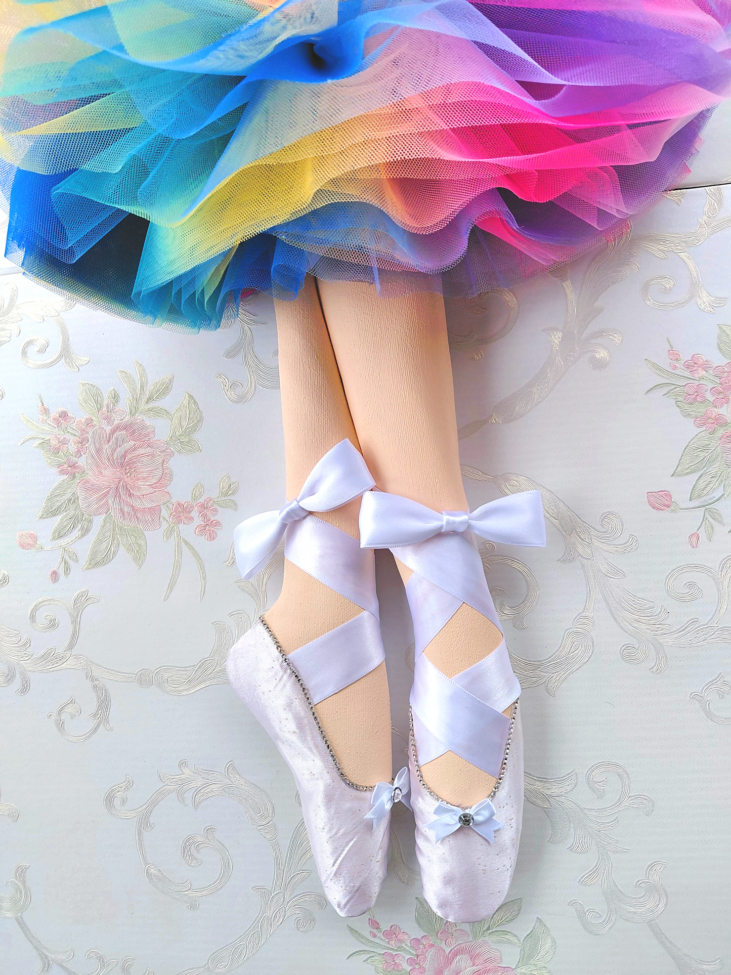 Pastel Spring Ballerina Wreath Attachment