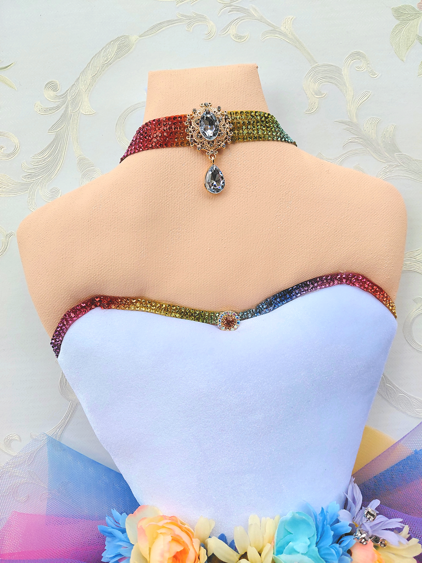 Pastel Spring Ballerina Wreath Attachment