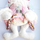 Pastel Victorian Easter Bunny Wreath Attachment