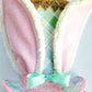 Pastel Victorian Easter Bunny Wreath Attachment