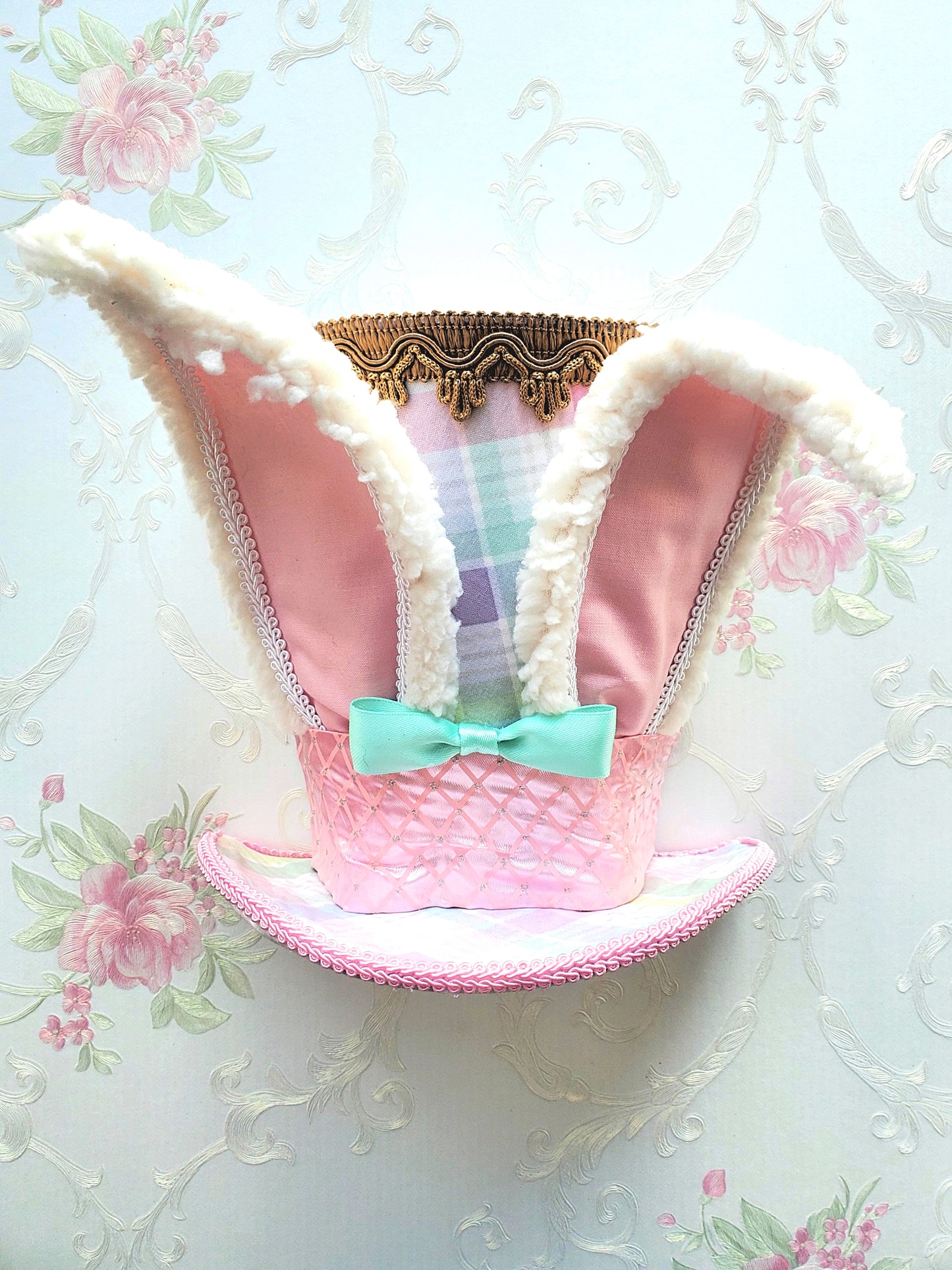 Pastel Easter Bunny Hat Wreath Attachment