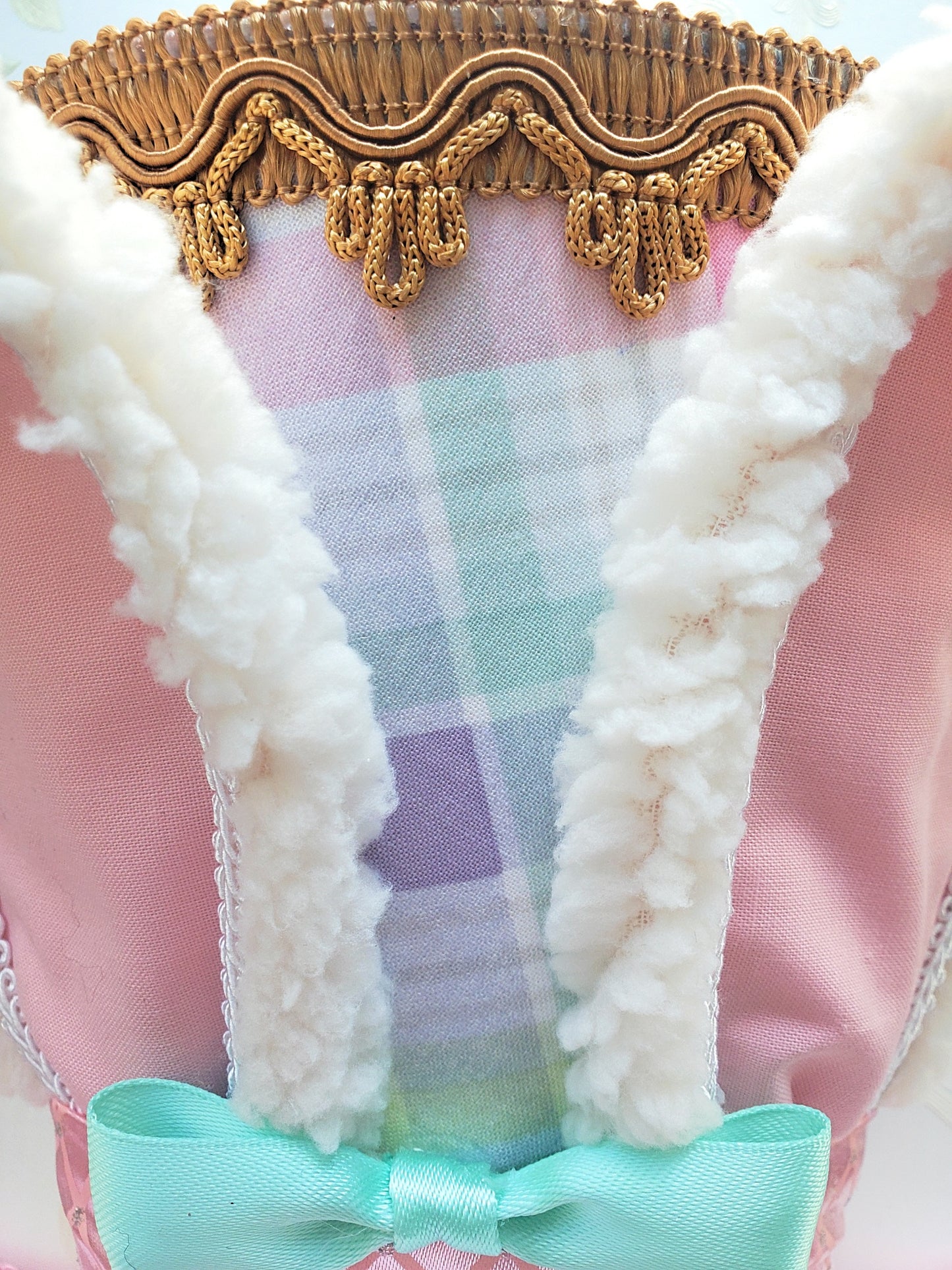 Pastel Easter Bunny Hat Wreath Attachment