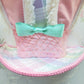 Pastel Easter Bunny Hat Wreath Attachment