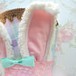 Pastel Easter Bunny Hat Wreath Attachment