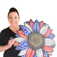 Patriotic Daisy Door Hanger