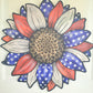 Patriotic Daisy Door Hanger