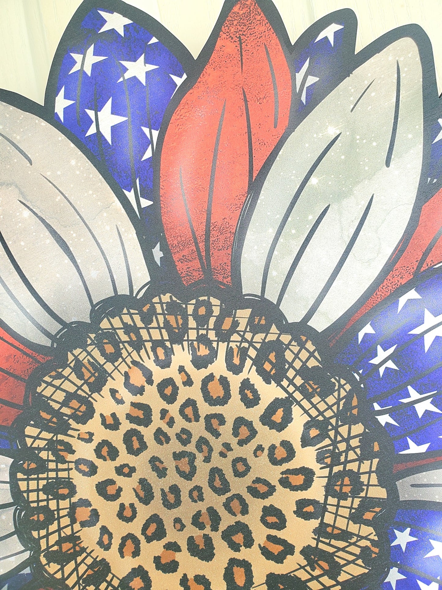 Patriotic Daisy Door Hanger