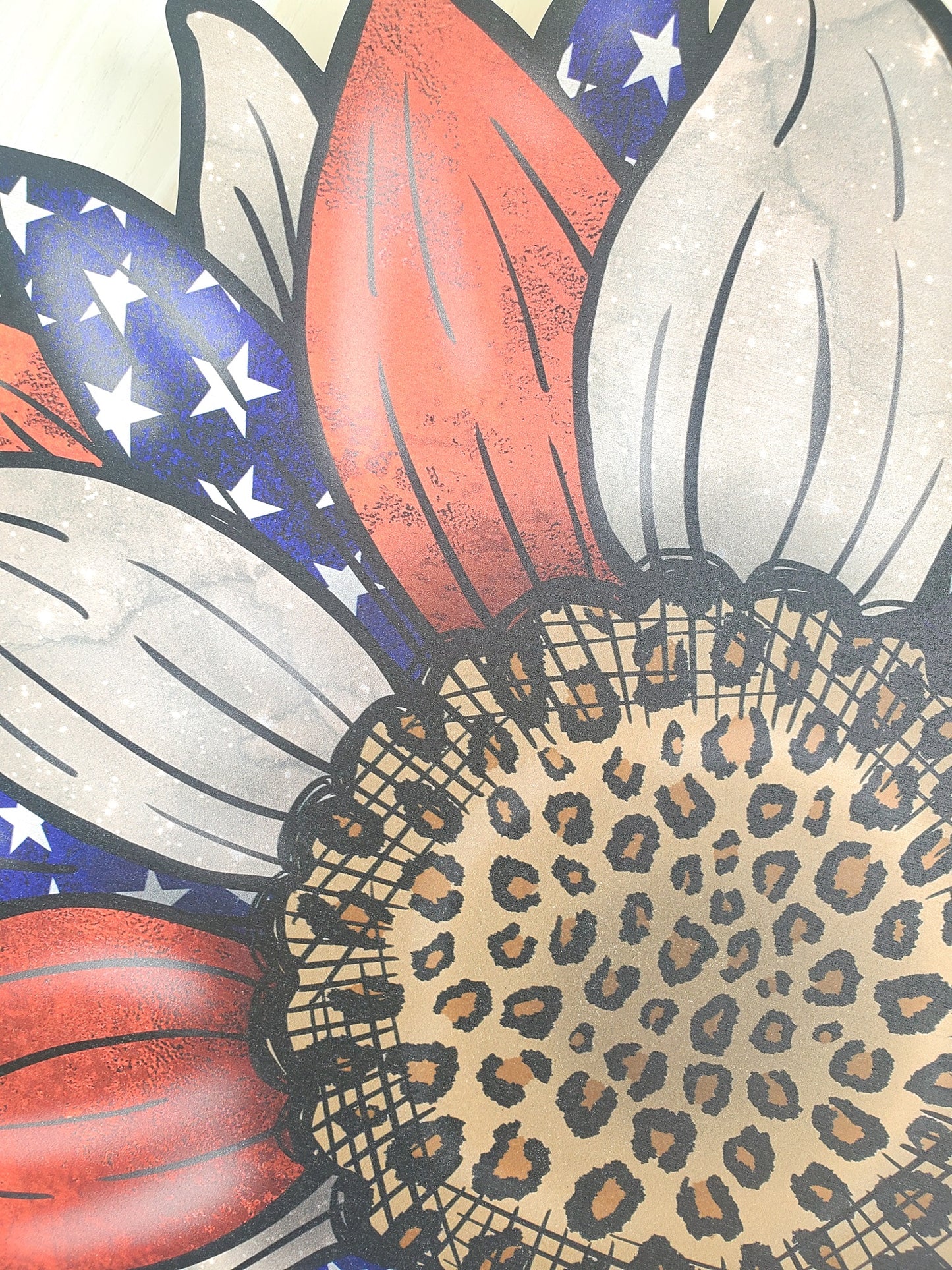 Patriotic Daisy Door Hanger
