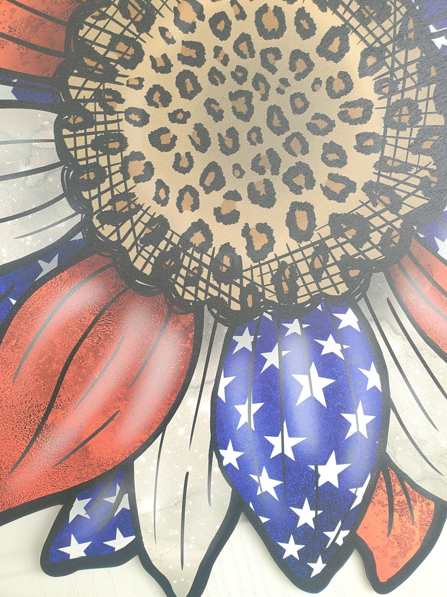 Patriotic Daisy Door Hanger
