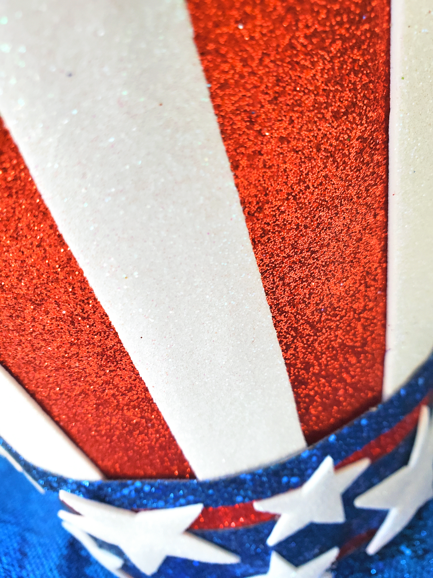 Patriotic Top Hat Wreath Attachment