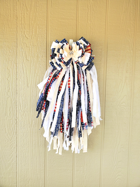 Patriotic Rag Bow