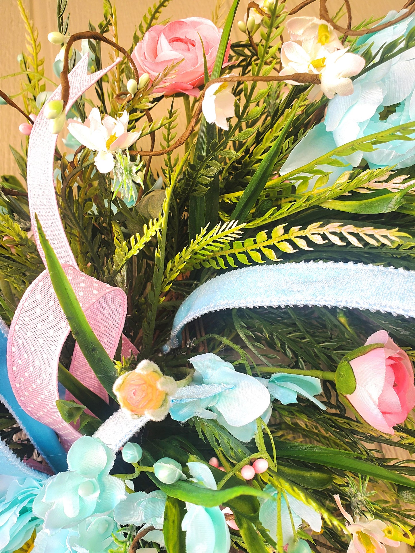 Pastel Spring Floral Wreath