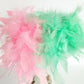 Pink Mint Rose Butterfly Mini Top Hat