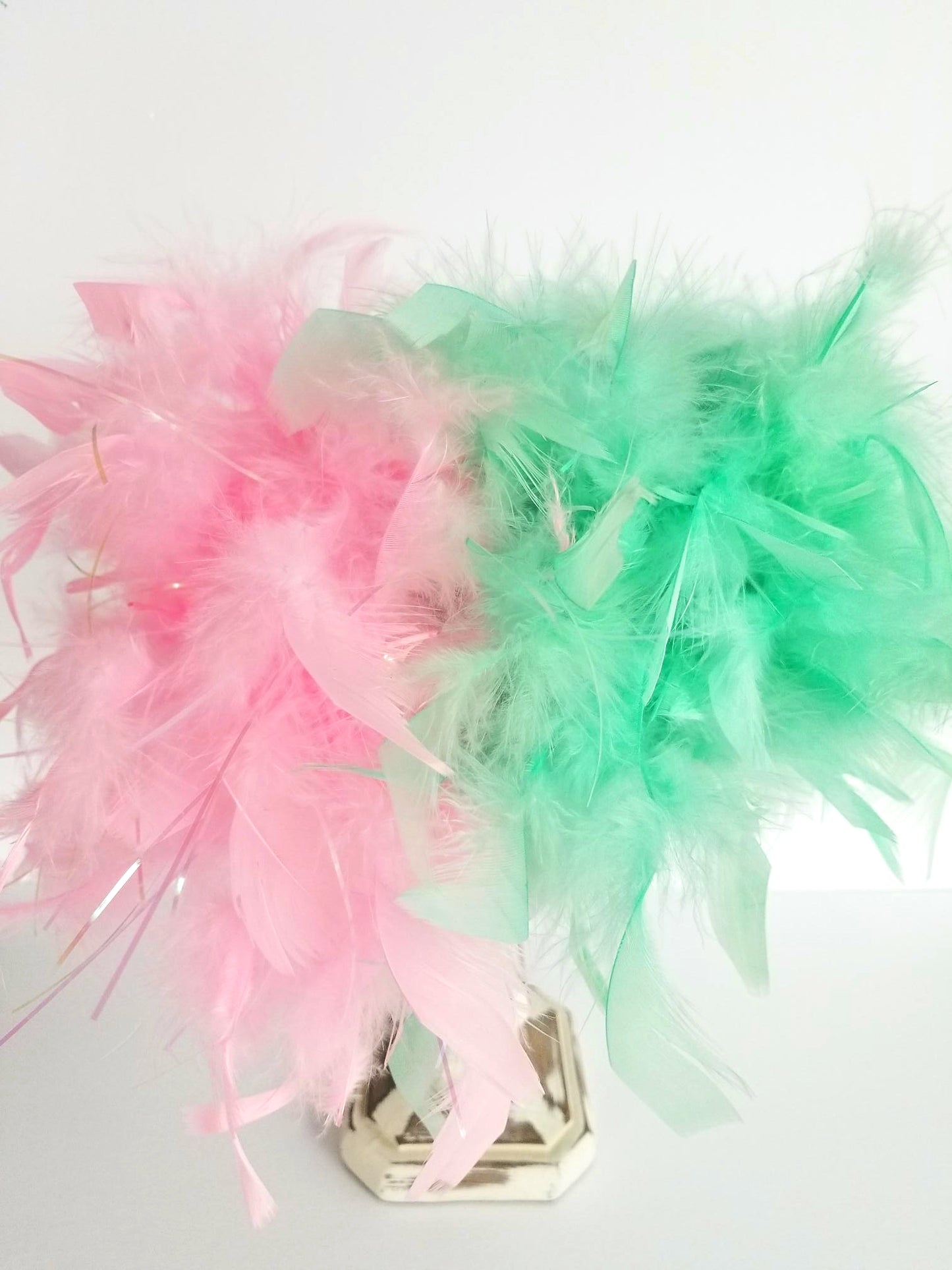 Pink Mint Rose Butterfly Mini Top Hat