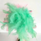 Pink Mint Rose Butterfly Mini Top Hat