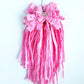 Pink Rag Bow