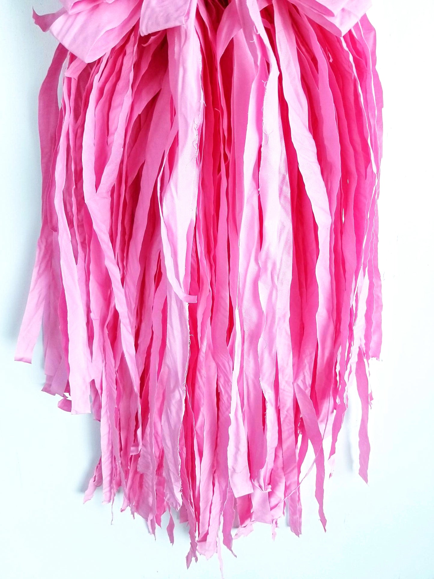 Pink Rag Bow