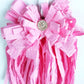 Pink Rag Bow