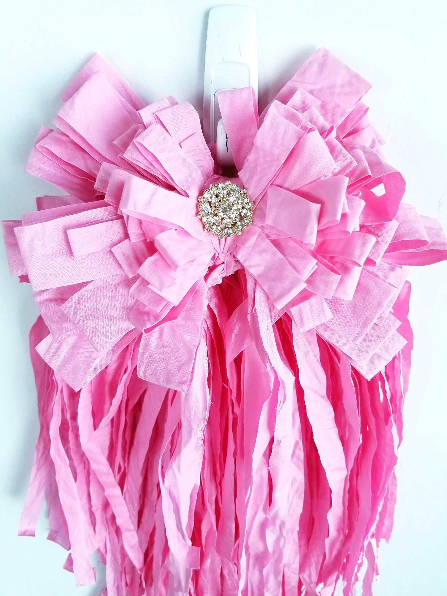 Pink Rag Bow