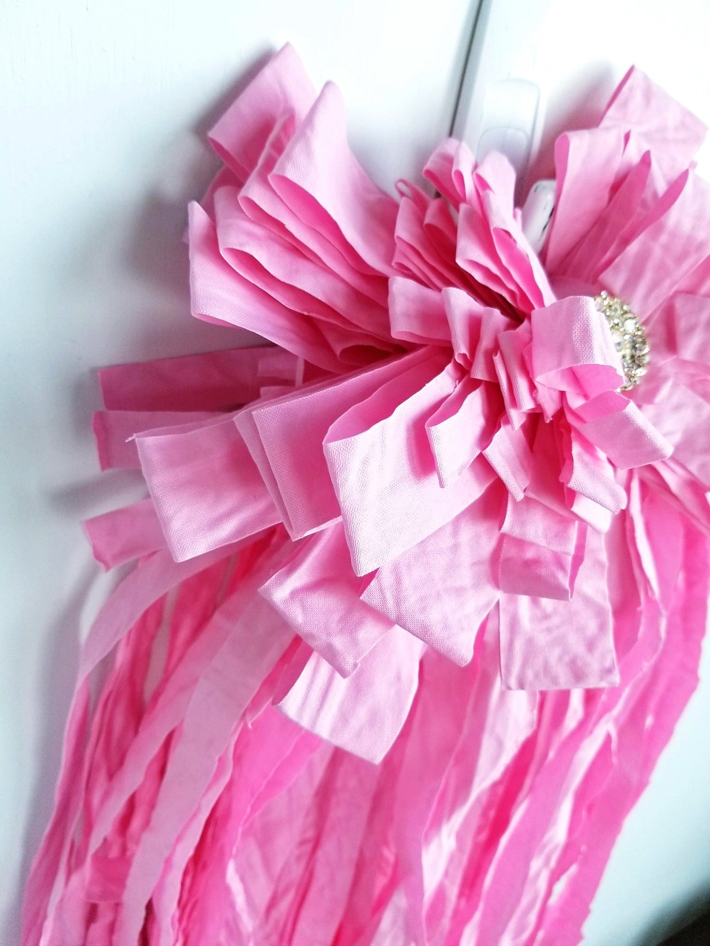 Pink Rag Bow