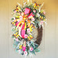 Floral Grapevine Butterfly Wreath