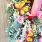 Floral Grapevine Butterfly Wreath