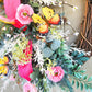 Floral Grapevine Butterfly Wreath