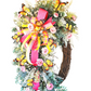 Floral Grapevine Butterfly Wreath
