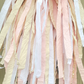 Pink Cream Rag Bow