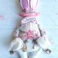 Victorian Rose Easter Bunny Wreath Attachment