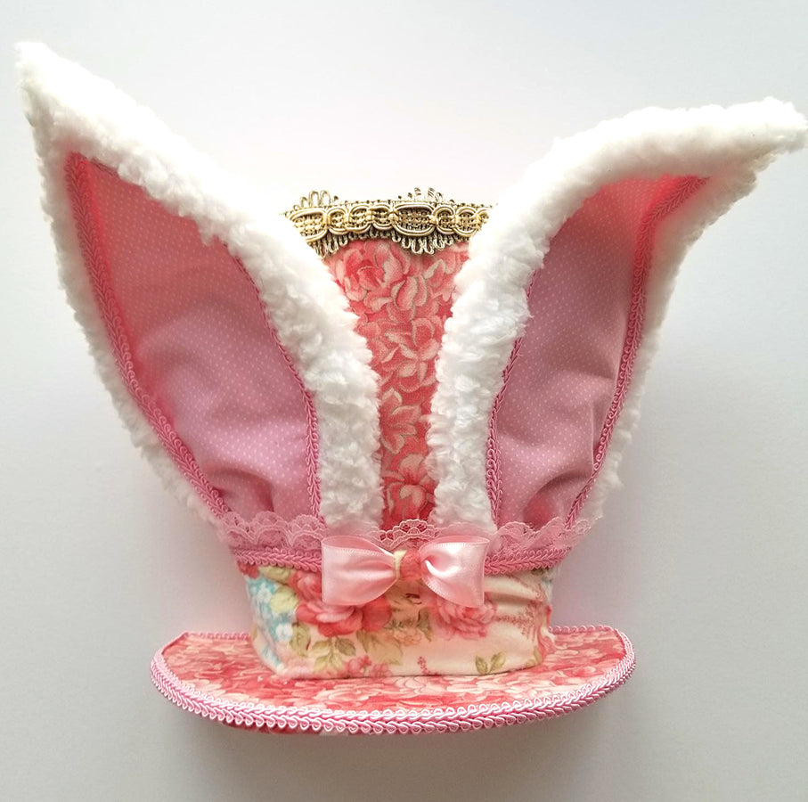 Victorian Rose Easter Bunny Wreath Attachment