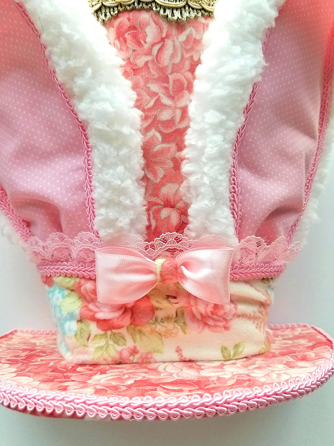 Victorian Rose Easter Bunny Wreath Attachment