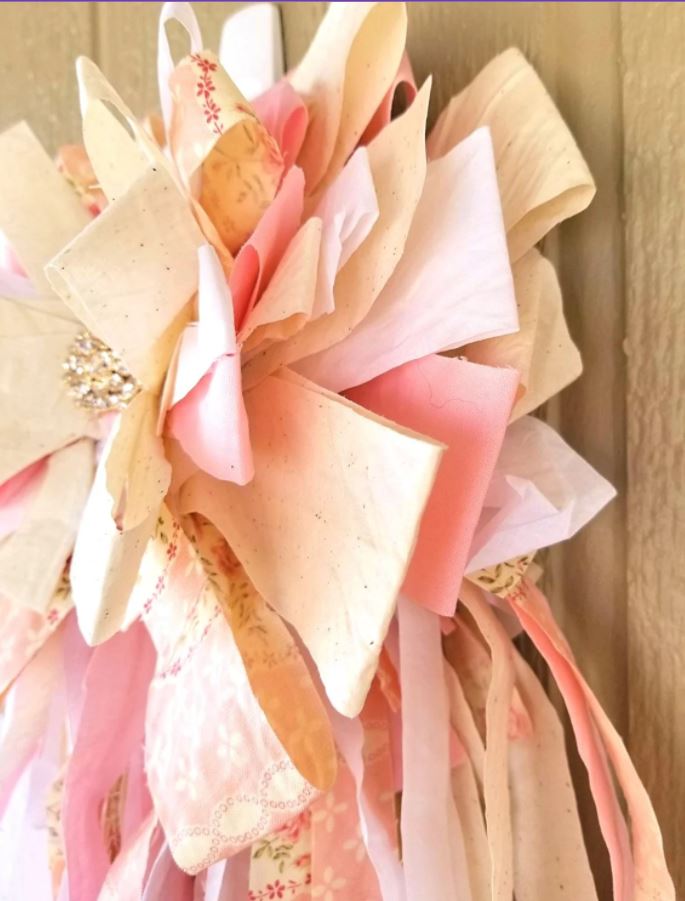 Shabby Chic Rag Bow