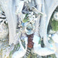 Silver White Elf Christmas Wreath