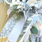 Silver White Elf Christmas Wreath